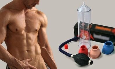 Sūknis vīrieša dzimumlocekļa izmēra palielināšanai